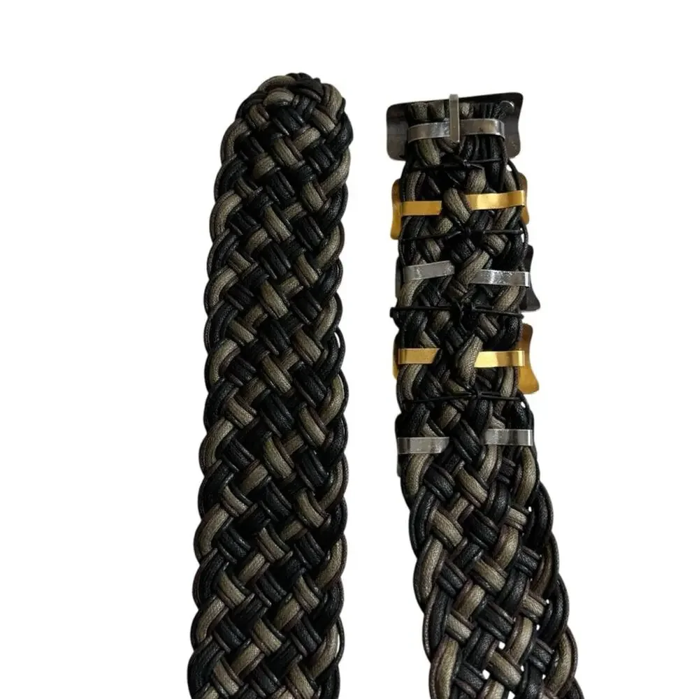 Marjorie Baer SF Vintage Braided Beaded Woven Belt Wearable Art to Wear One Size